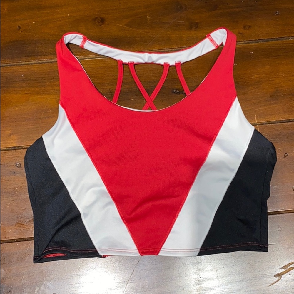 Pink Sports bra